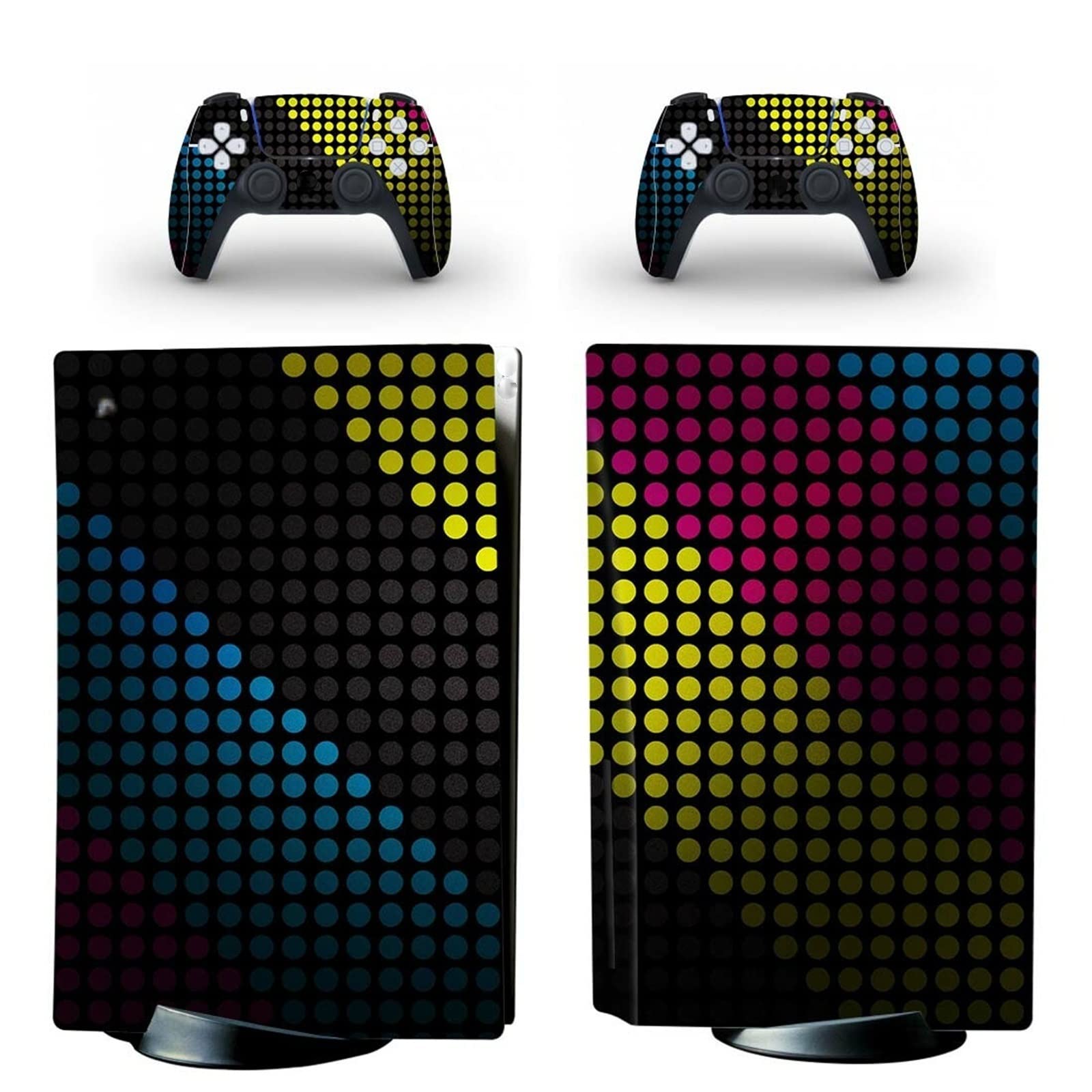Anime Console Vinyl Wrap for PS5 Disk Edition - Scratch-Resistant, Durable, Bubble-Free Skin for 2 Controllers (94032) - Perfect for Gaming Setups & Customization