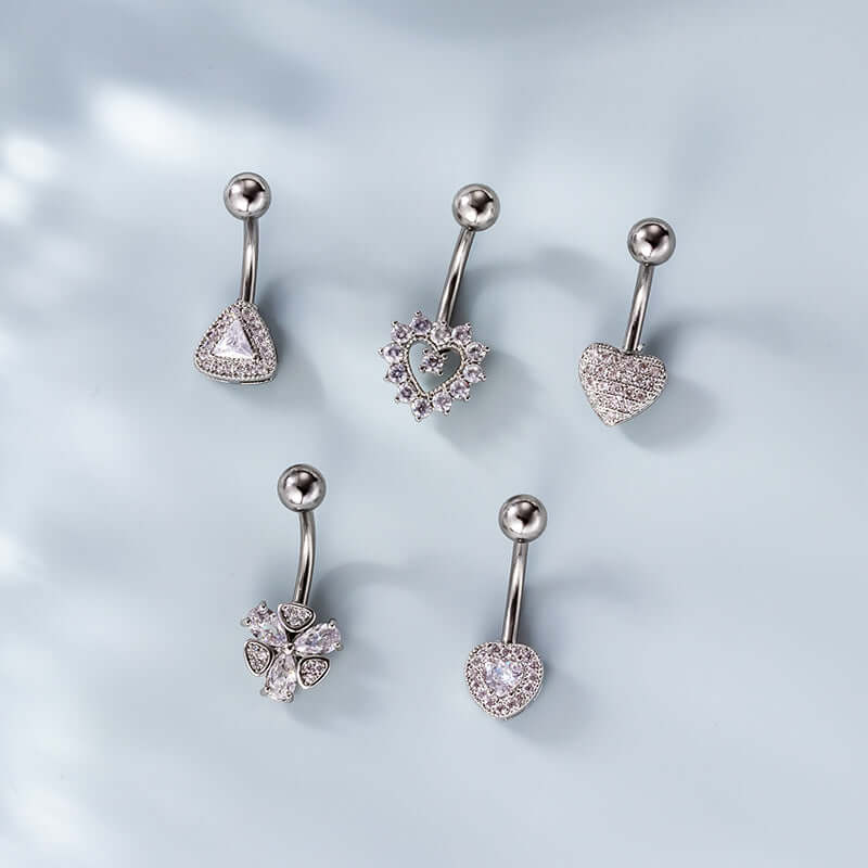 14G Dragonfly Belly Button Rings - Stainless Steel Insect Navel Piercing Jewelry for Women | Perfect for Summer Outfits & Beach Parties