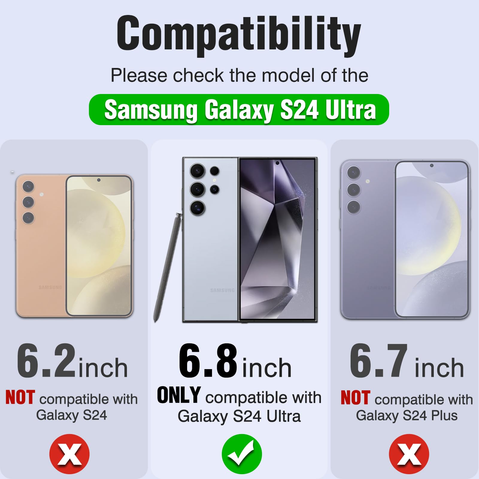 Nillkin Samsung Galaxy S24 Ultra Case with Slide Camera Cover | Military Grade Shockproof Protection | MagSafe Compatible | 6.8