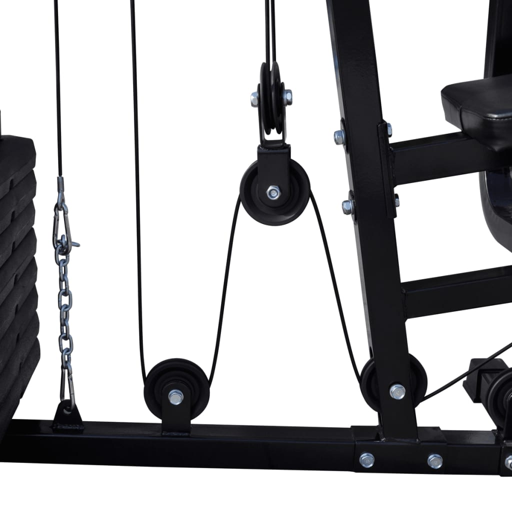 vidaXL Multi Gym Utility Fitness Machine for Home Workouts - Strength Training Equipment for Full Body Exercise | Perfect for Home Gym, Small Spaces & Personal Fitness