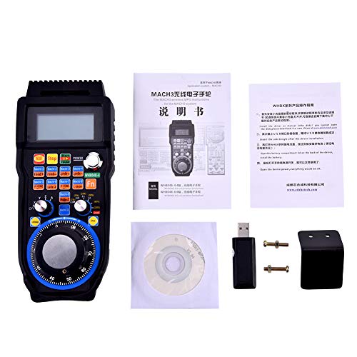 Wireless 4-Axis CNC Handwheel Controller - MPG Manual Pulse Generator for Mach3, Lathe & Milling Machines | Perfect for Precision Machining, Woodworking & Metal Fabrication