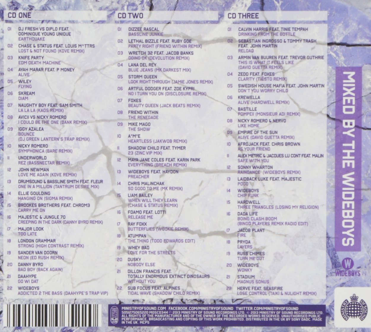 Ministry of Sound: Addicted to Bass Winter 2013 - Electronic Dance Music Album for Parties & Nightclubs | DJ Mix Collection