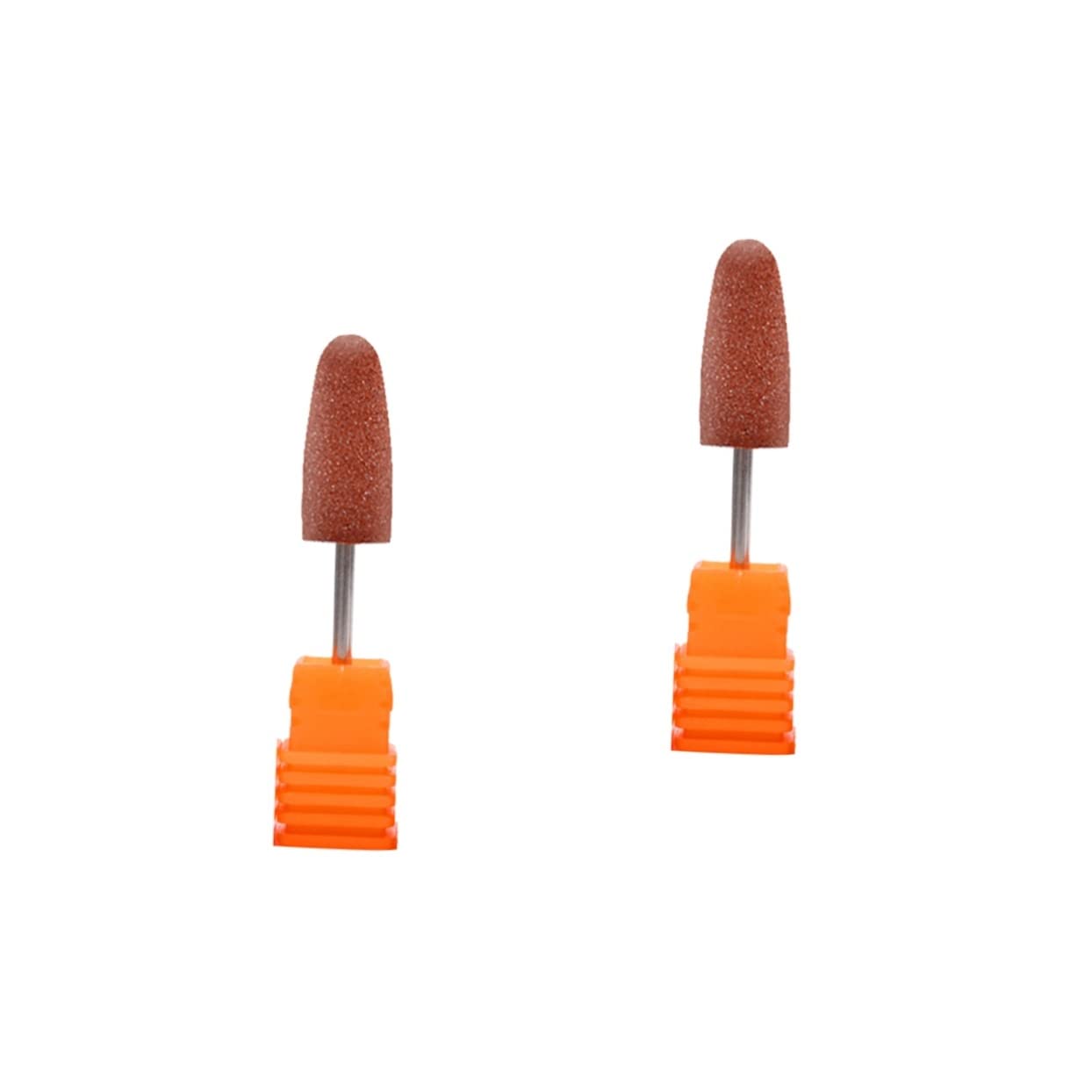 Beavorty 2-Piece Nail Drill Bits Set - Silicone Grinding Heads for Manicure Machine, Professional Nail Polish & Care Tools - Perfect for Salon, Home & DIY Nail Art
