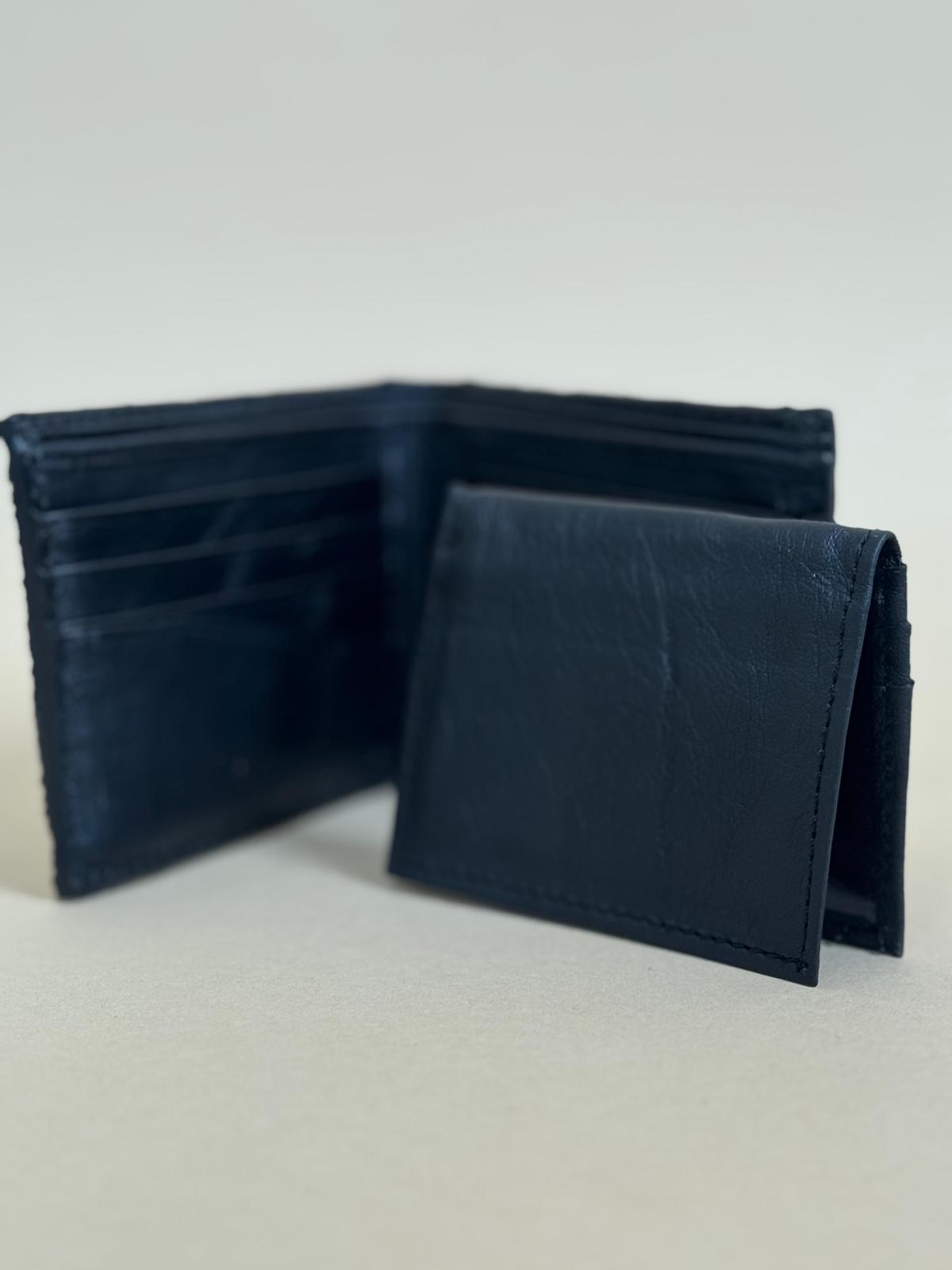 Genuine Cowhide Leather Wallet for Men - RFID Blocking Bifold Wallet with Money Clip - Perfect for Travel, Business & Everyday Use