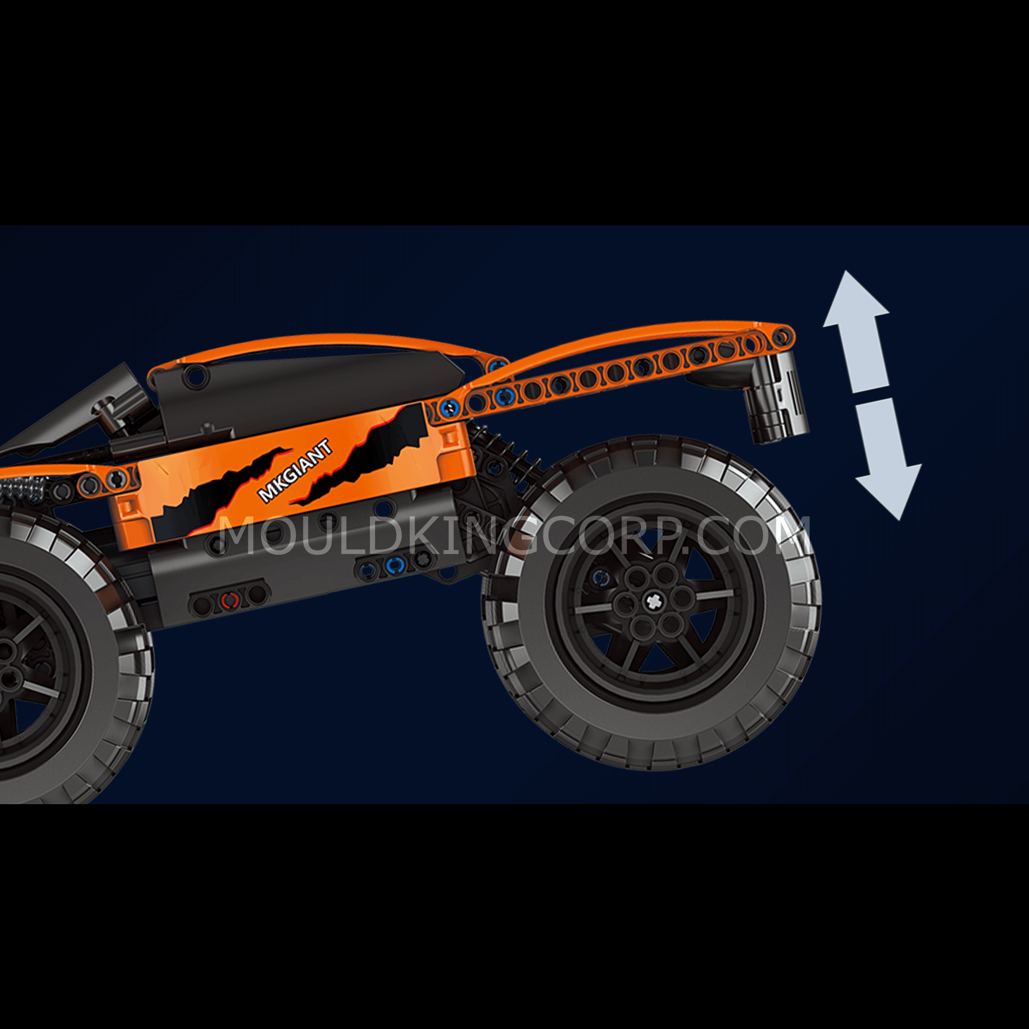 Mould King 18025 Giant Climbing Remote Control Buggy Building Set - 405 PCS STEM Toy for Kids & Adults | Perfect for Indoor Play, Outdoor Adventures & RC Car Racing Enthusiasts