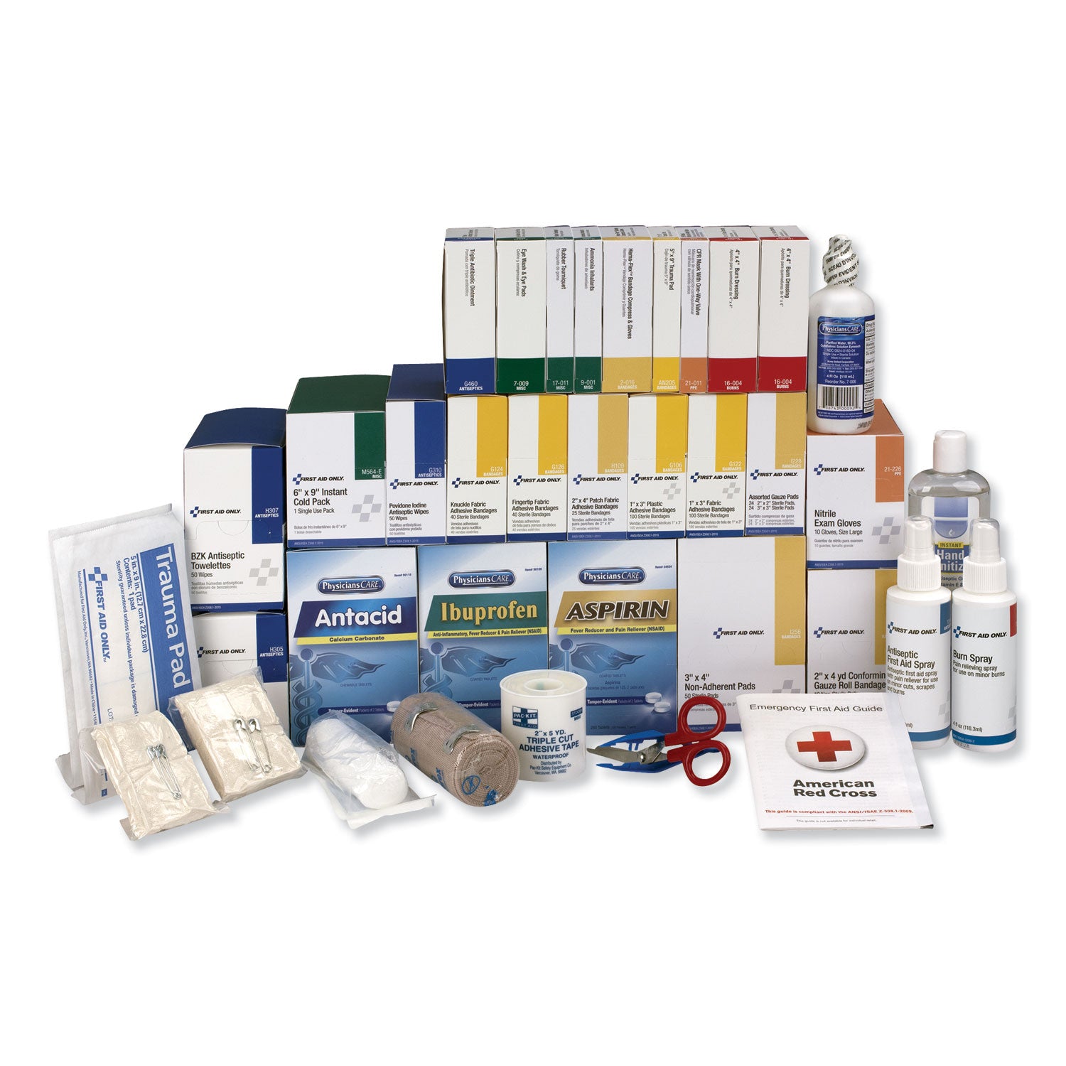 4 Shelf ANSI Class B+ Medication Refill Kit - 1427 Pieces for Pharmacy, Hospital & Emergency Medical Supplies Storage