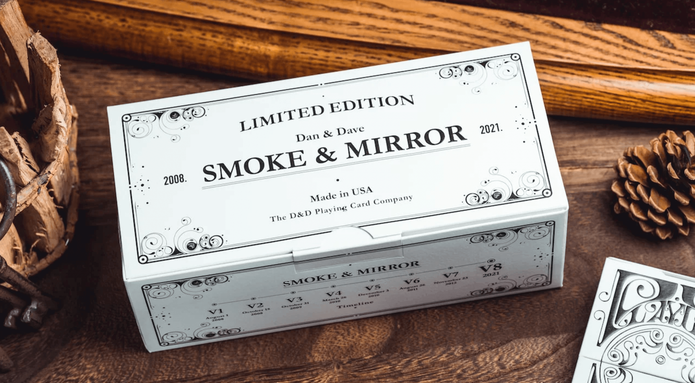 Smoke & Mirrors Deluxe Edition Playing Cards – Premium Deck for Magic Tricks, Cardistry & Collectors – Perfect for Performances, Practice & Gifts