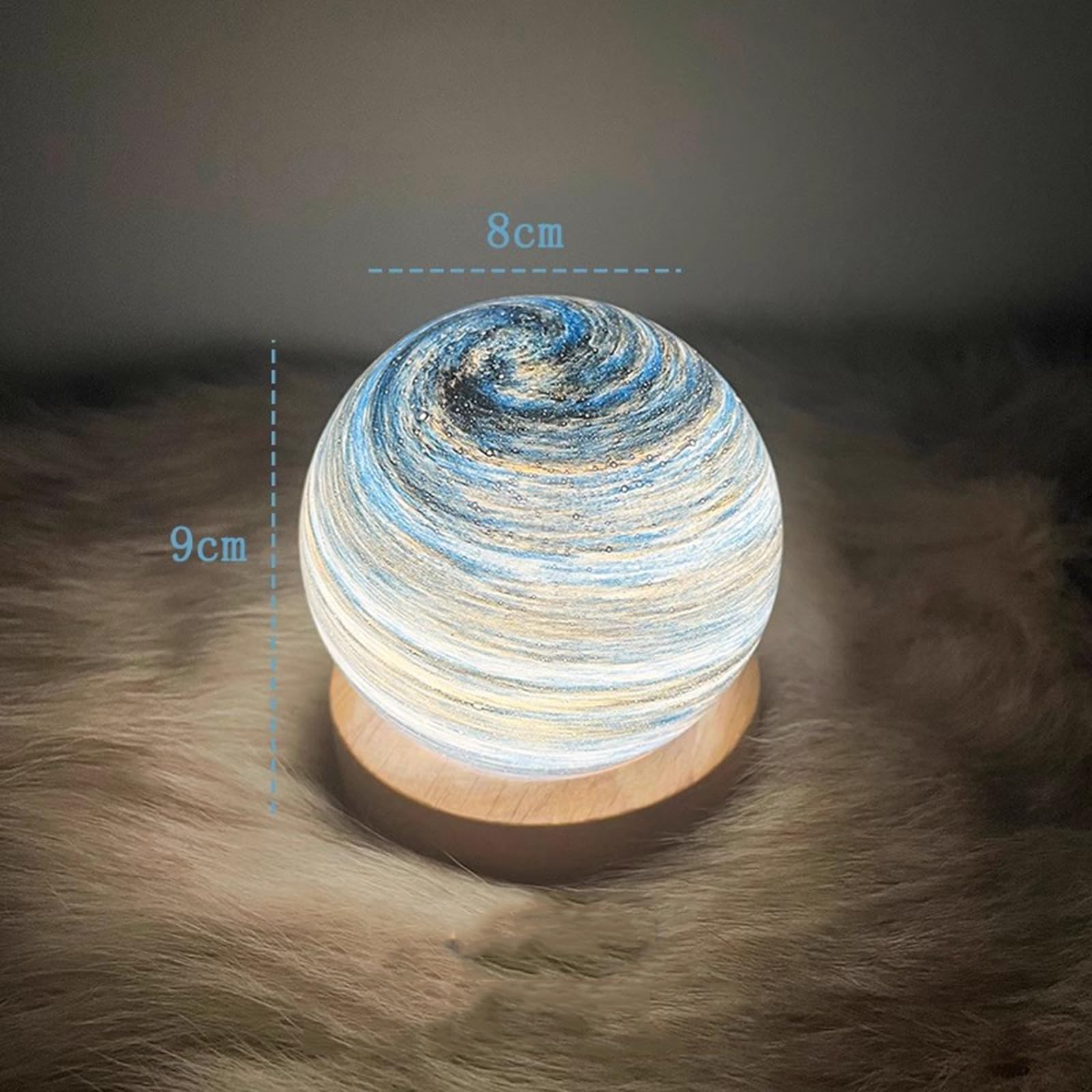Creative USB Charging Table Lamp with Adjustable Light - Bedside Night Light for Bedroom, Starry Sky Planet Lamp for Romantic Ambient Lighting | Perfect for Bedrooms, Nurseries, and Home Decor