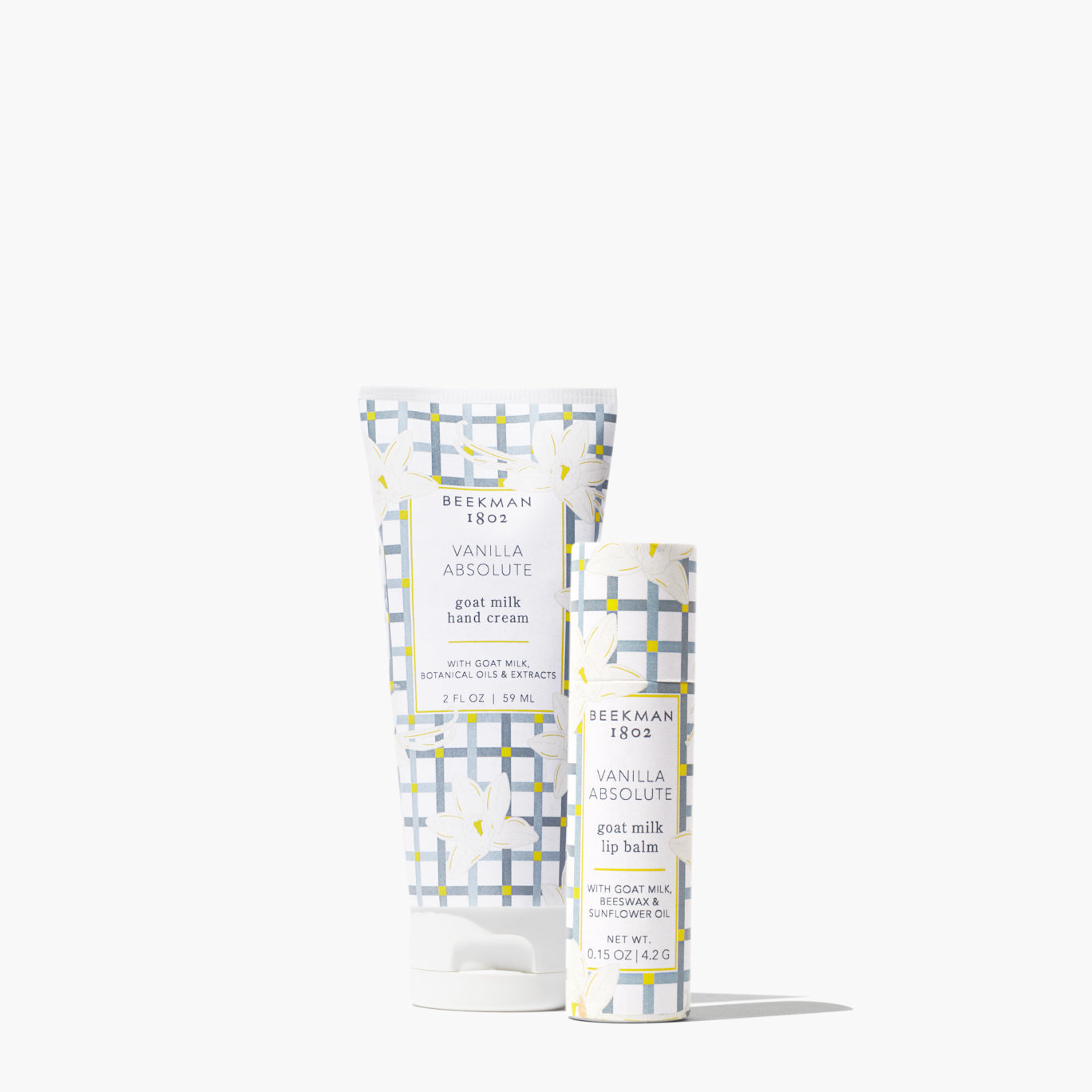 Vanilla Absolute Hand & Lip Hydration Kit - Moisturizing Cream & Balm Set for Dry Skin Care - Perfect for Winter, Travel & Daily Nourishment