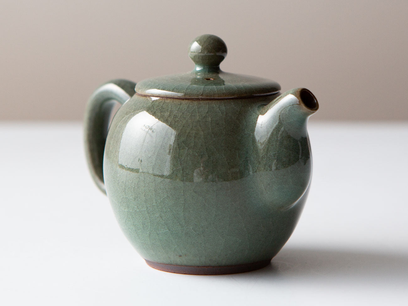 Premium Celadon Ceramic Teapot with Infuser - Handcrafted 4-Cup Capacity for Tea Lovers | Perfect for Home, Office & Gift Giving