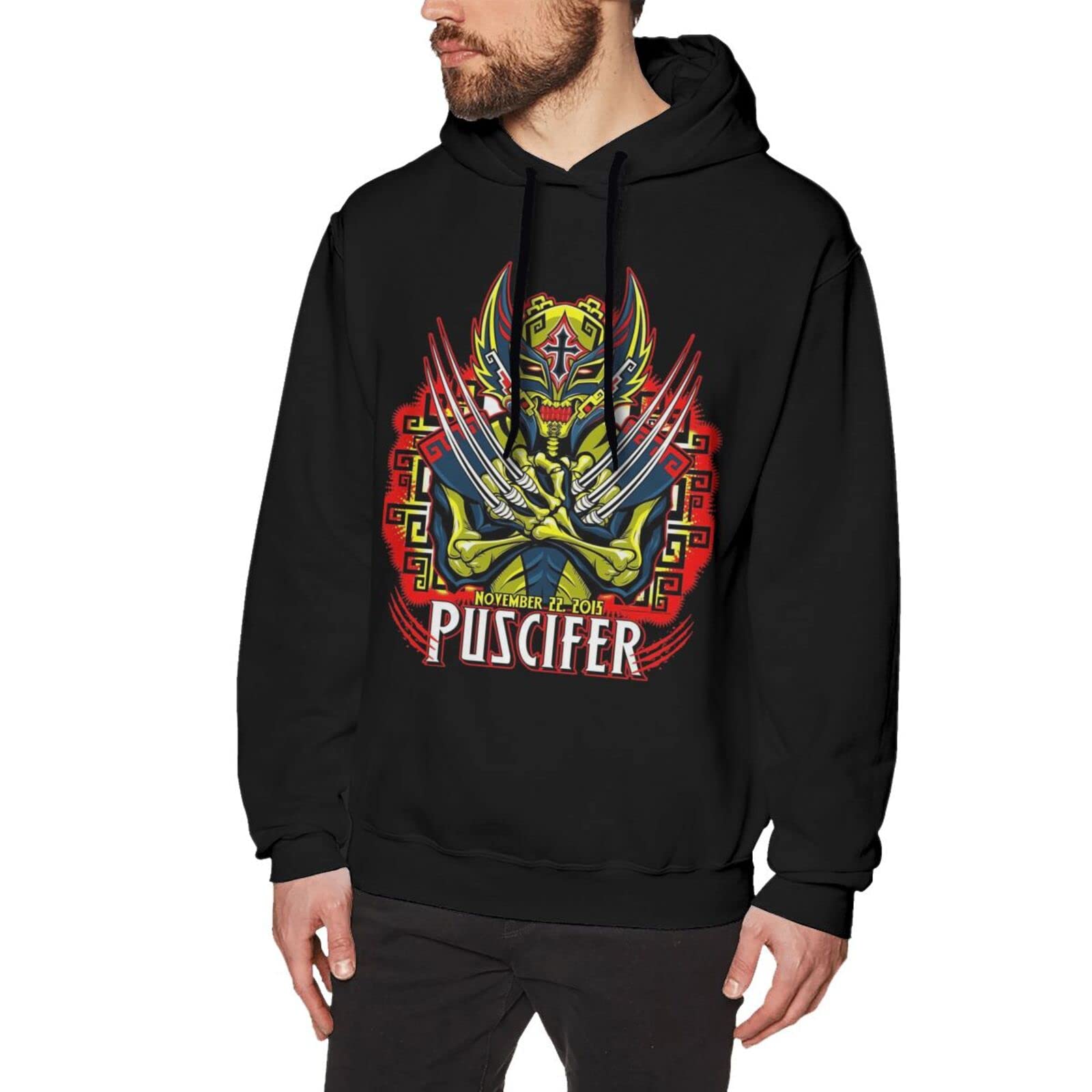 Vintage 3D Printed Men's Hooded Sweatshirt & Pullover Hoodie - Soft Cotton Sportswear for Casual Wear, Gym & Outdoor Activities