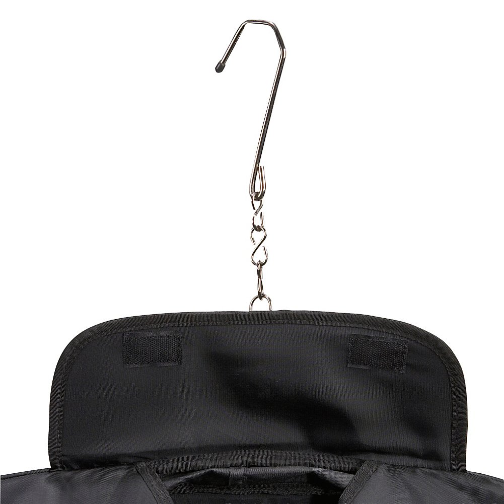 A.Saks Expandable Deluxe Garment Bag for Travel - Carry On Suitcase Organizer with Hanging Hook, Perfect for Business Trips, Weddings & Vacations