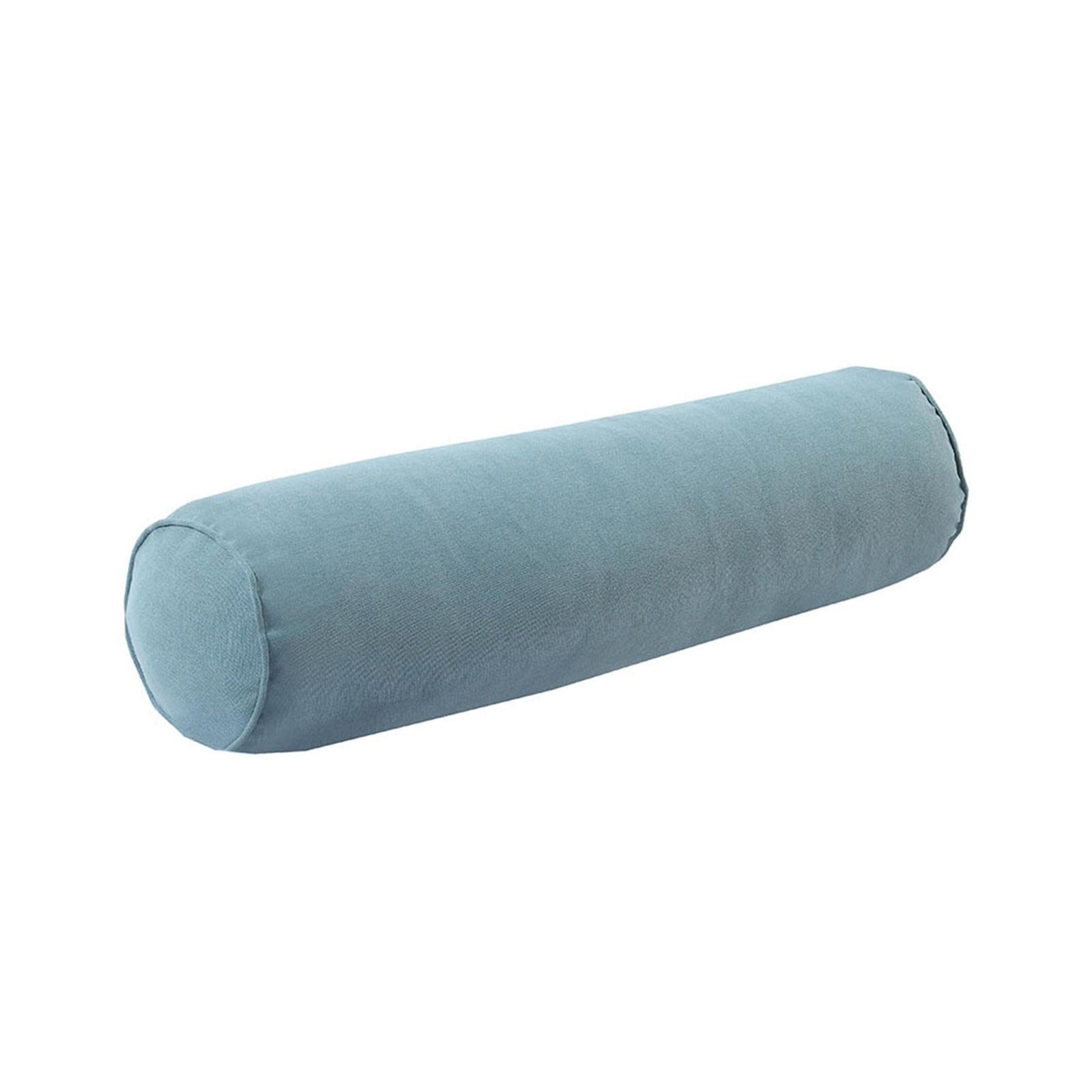THE STYLE SUTRA® Round Neck Pillow - Hollow Cotton Soft & Comfortable for Office, Travel & Car - Lake Blue | Ergonomic Support for Neck & Vertebra | Perfect for Airplane, Road Trips & Work from Home