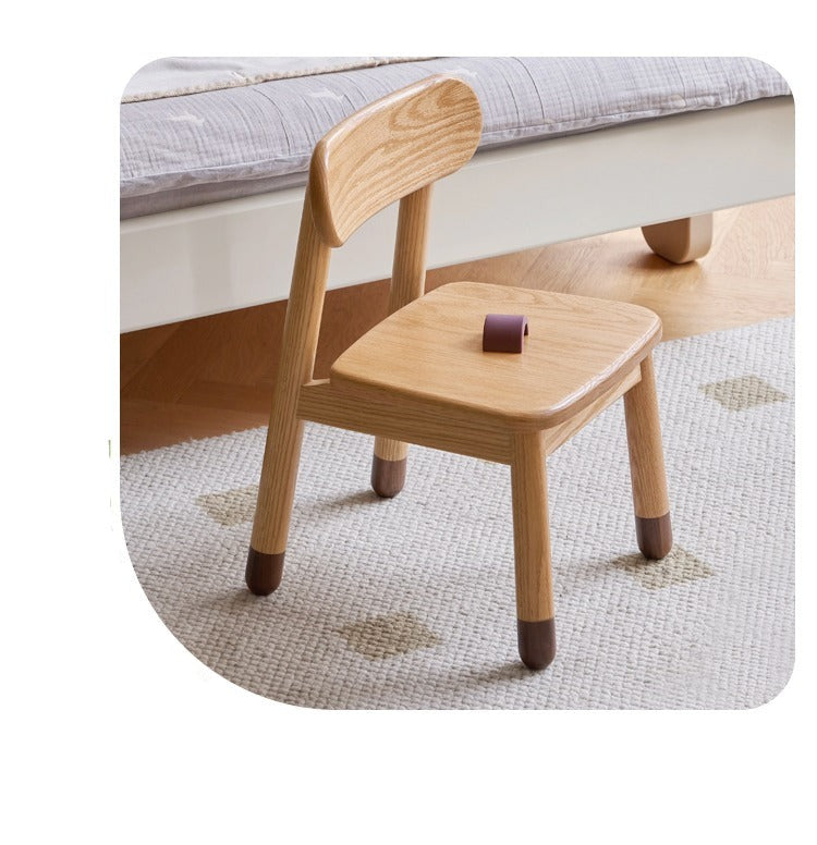 Premium Solid Oak & Beech Wood Kids Small Chair - Durable & Safe for Toddlers - Perfect for Playrooms, Bedrooms & Classrooms