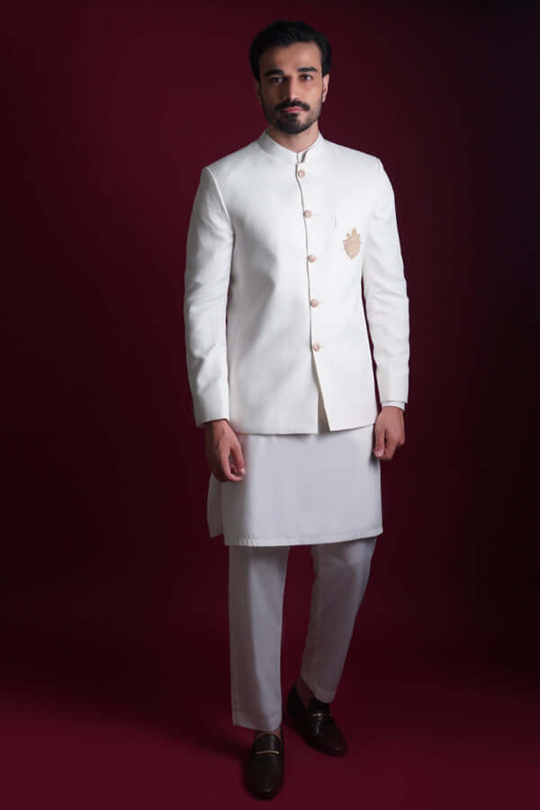 Prince Coat with A.I Signature Emblem - Elegant Formal Wear for Weddings, Prom & Special Occasions