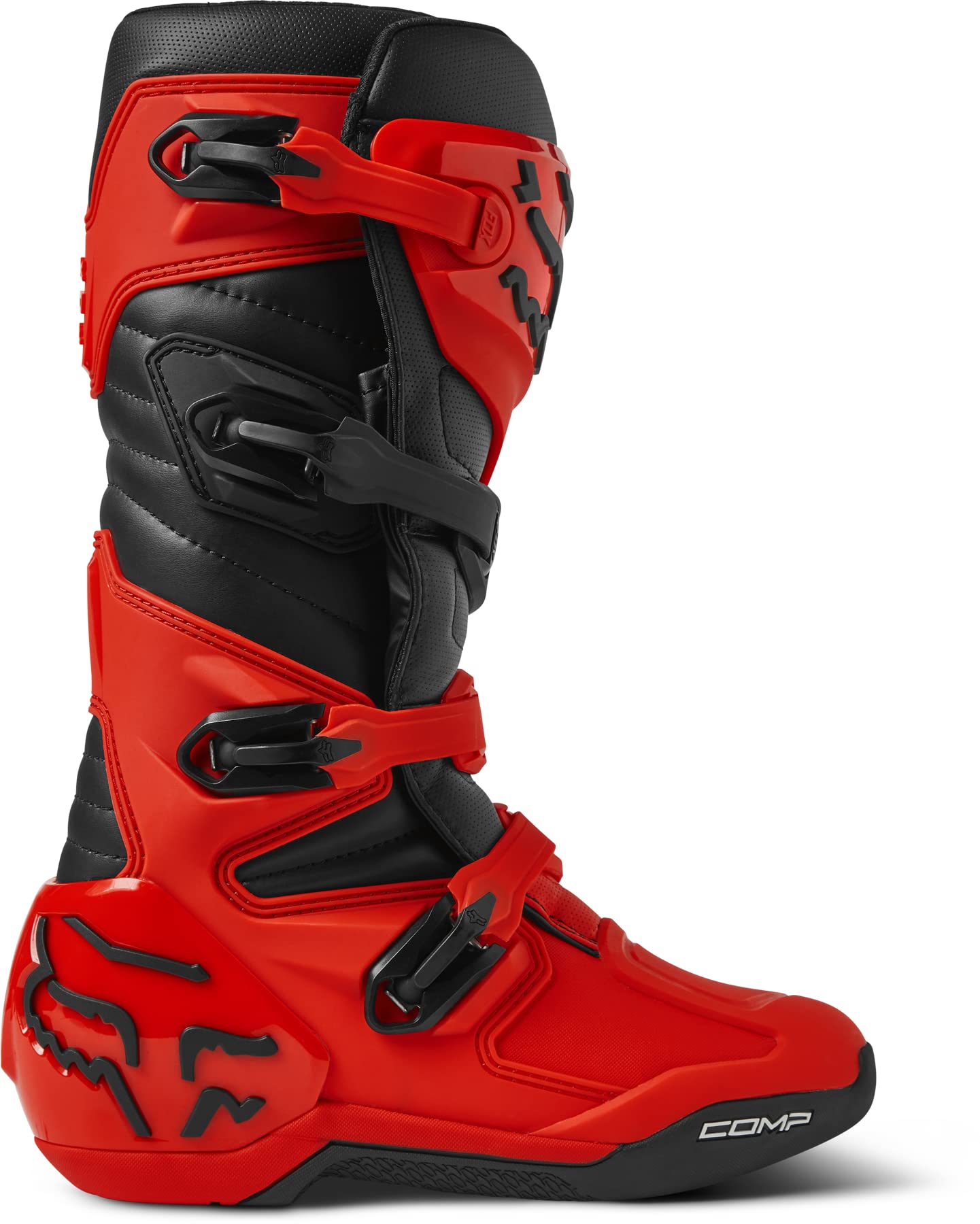 Fox Racing Comp Motocross Dirt Bike Boots - Men's MX Off-Road Motorcycle Riding Shoes for Racing & Trail - Durable Protection for Motocross, Enduro & ATV Riding