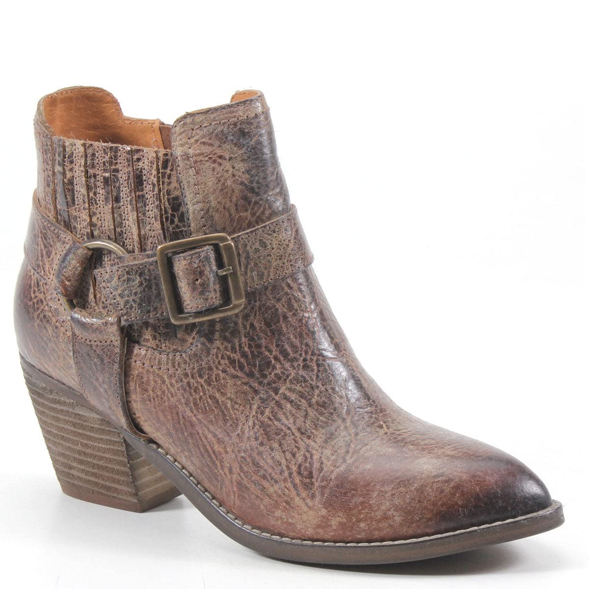Diba True Mud Play Vintage Leather Bootie - Women's Waterproof Ankle Boots for Outdoor Hiking, Rainy Days & Fall Fashion