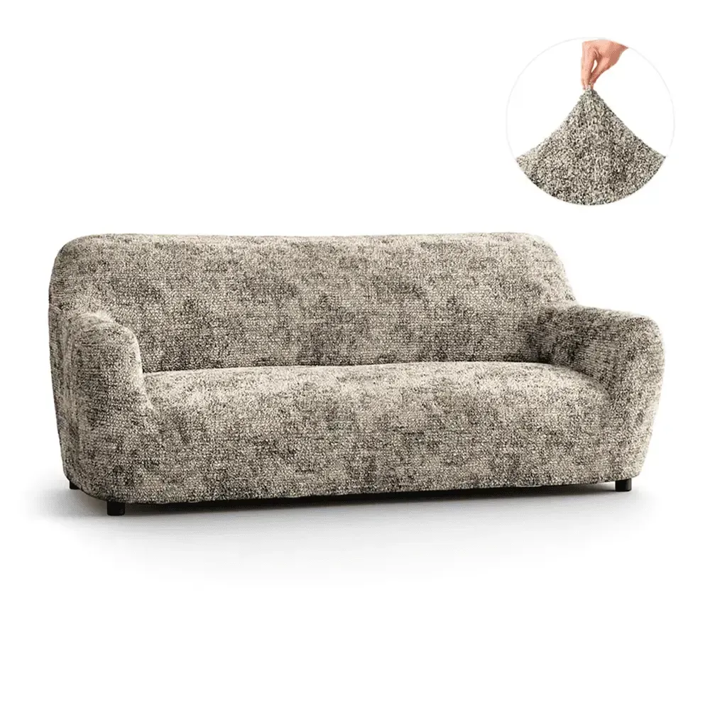 3 Seater Sofa Slipcover - Soft Microfiber Printed Fabric - Perfect for Living Room, Family Room & Home Decor