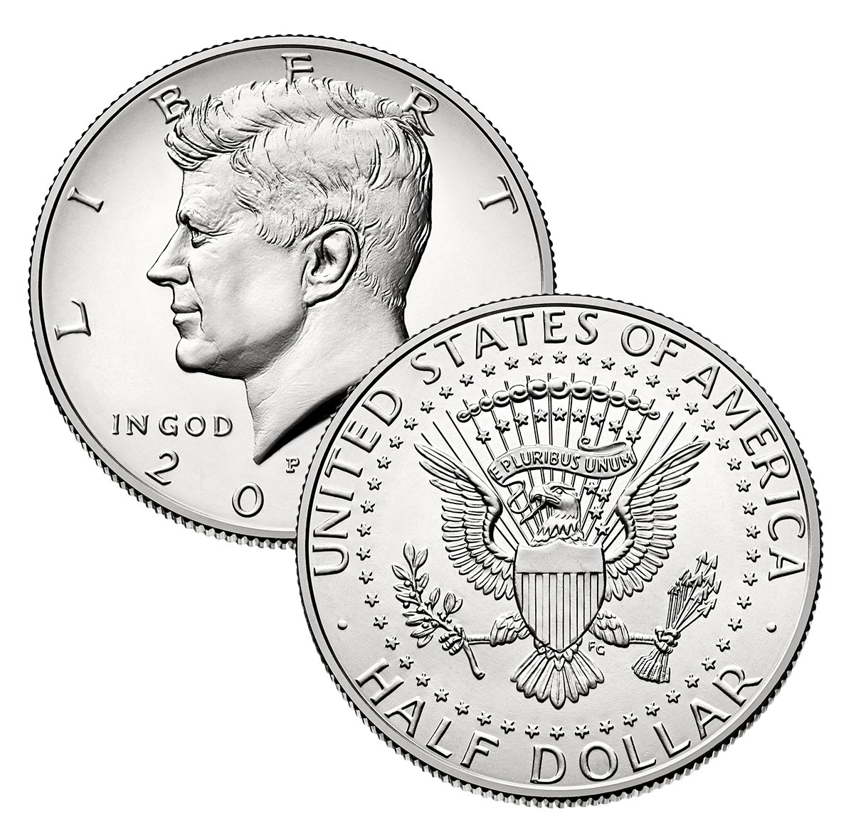2016 P & D Kennedy Half Dollar 2-Coin Set - US Mint Uncirculated Silver Half Dollars - Perfect for Coin Collectors & American History Enthusiasts