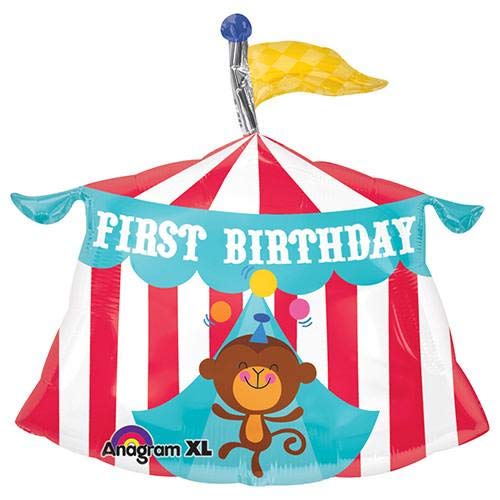 LOONBALLOON 23-Inch Circus Balloons for Fisher Price Circus Tent - Perfect for 1st Birthday Parties, Baby Showers & Carnival Decorations