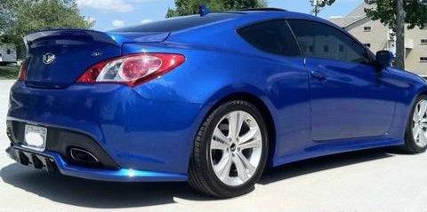 2010-2016 Hyundai Genesis Coupe Rear Bumper Diffuser - Sport Style Rear Lip Spoiler for 2-Door Models | Enhances Aerodynamics & Street Racing Look