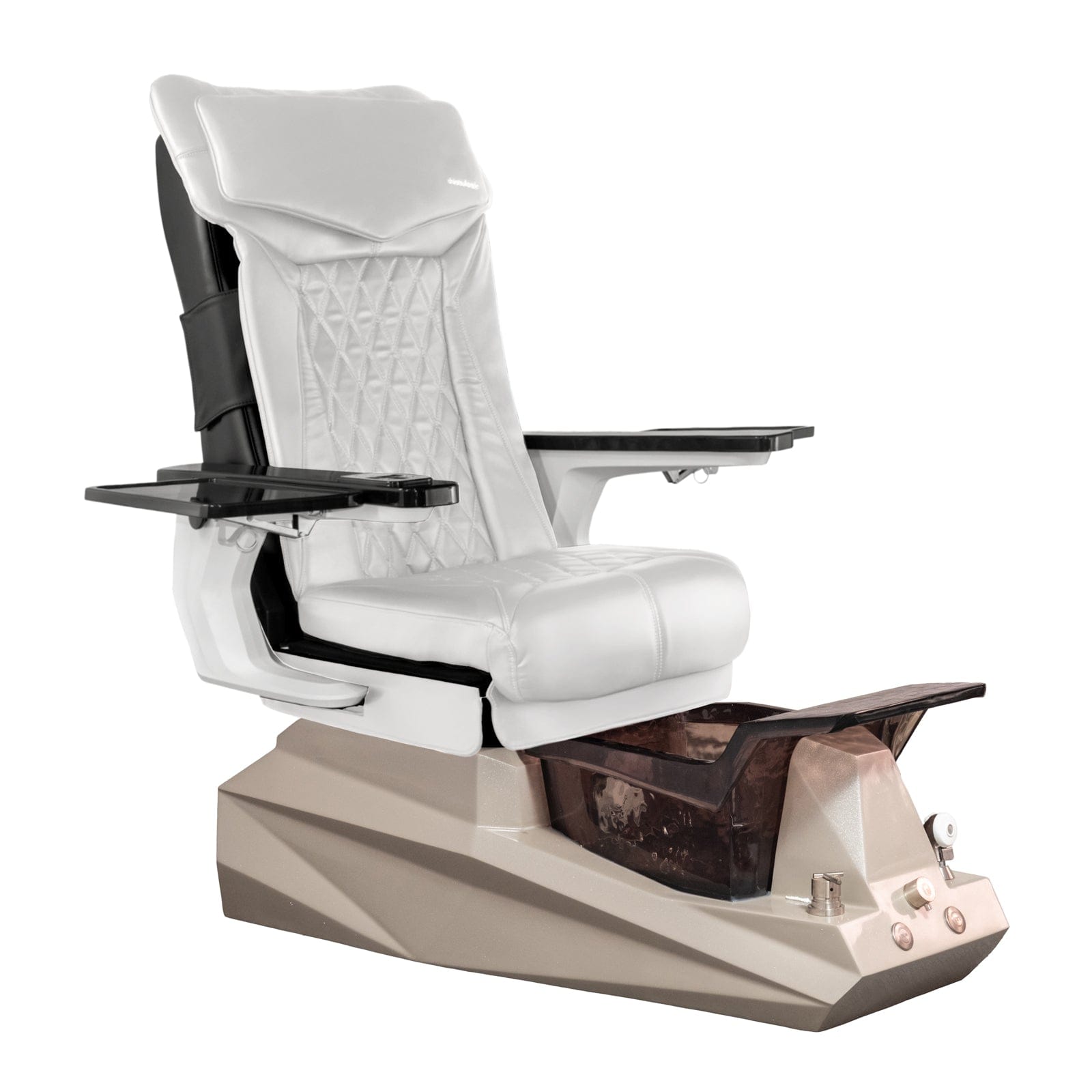 Professional DIAMOND DX Pedicure Chair for Salon & Spa - Electric Massage Nail Care Station with Adjustable Height & Footrest - Perfect for Manicure, Pedicure & Nail Treatments