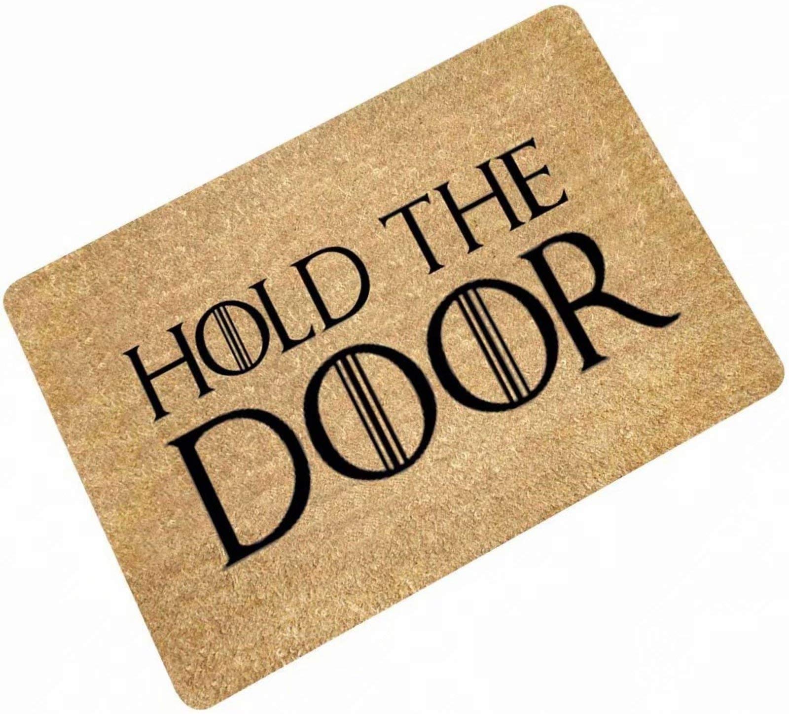 YQ Park Non-Slip Door Mat - Durable Indoor/Outdoor Entrance Rug for Garage, Porch & Entryway - 15.7 x 23.6 Inch - Perfect for High Traffic Areas & Muddy Shoes