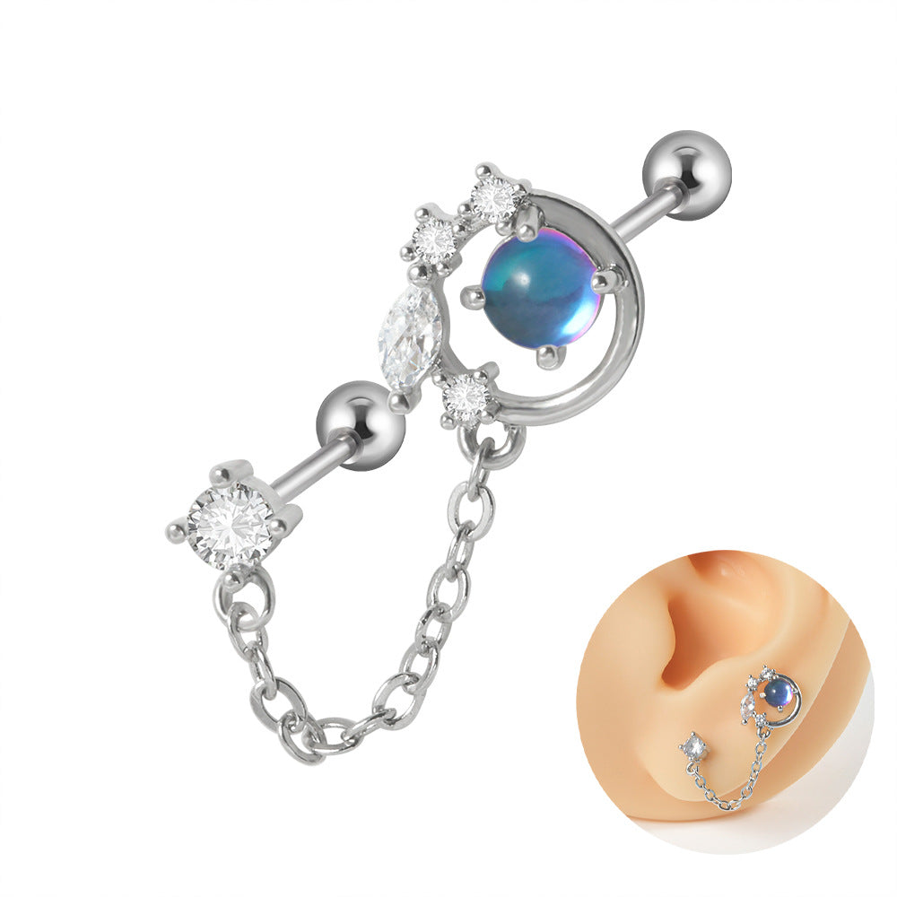 20G Cartilage Upper Lobe Second Hole Piercing Studs - Hypoallergenic Stainless Steel Earrings for Women | Perfect for Daily Wear, Work & Special Occasions