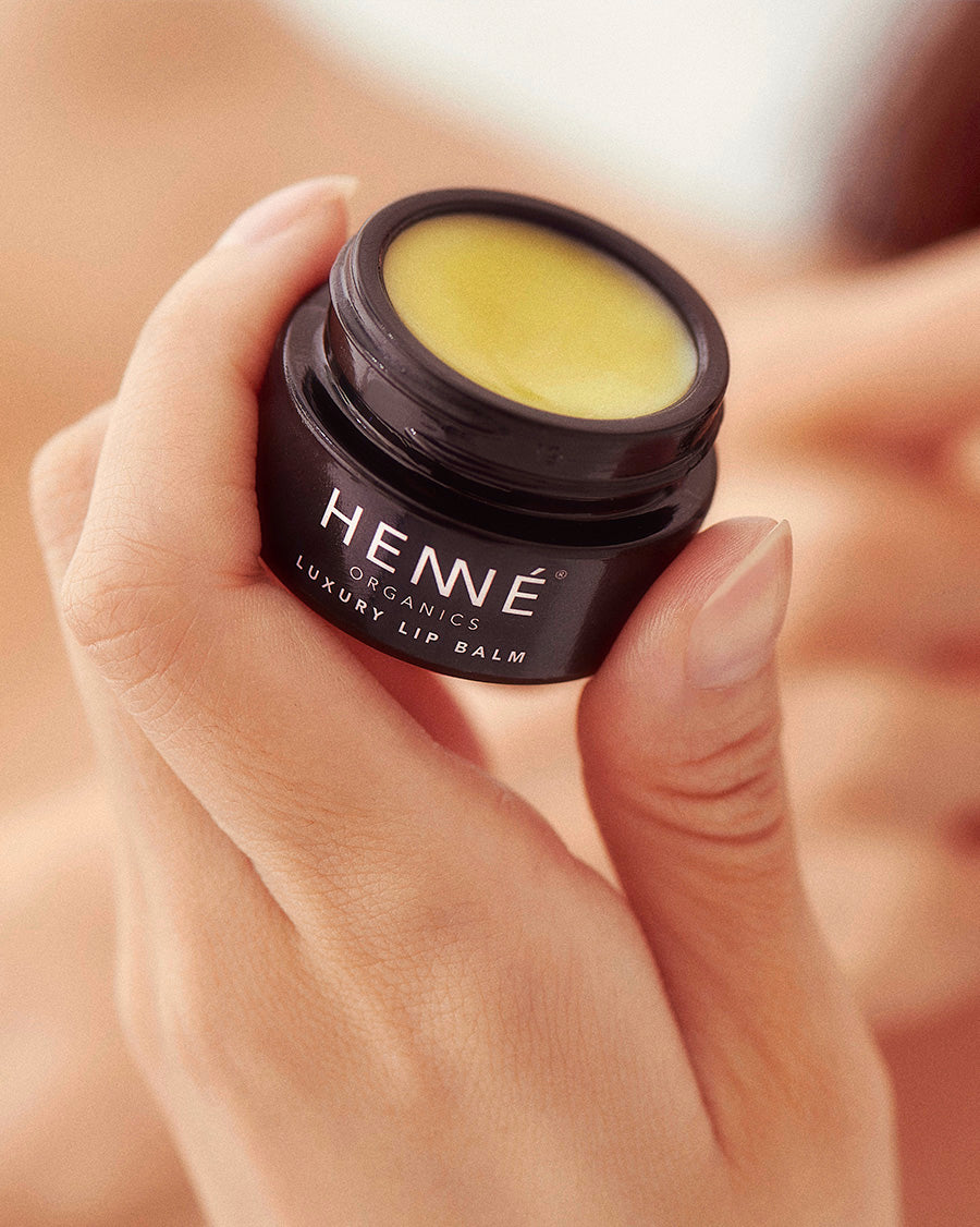 Henne Organics Luxury Lip Balm - Hydrating & Nourishing Lip Care for Dry & Chapped Lips - Perfect for Winter, Travel & Daily Moisturizing