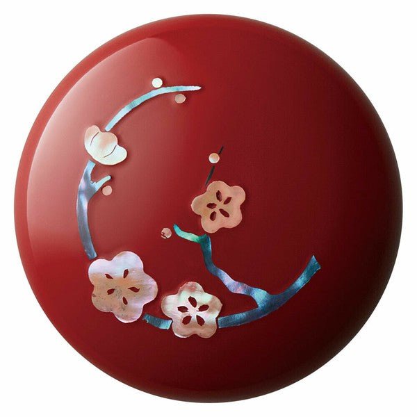 Premium Takaoka Lacquerware Raden Finish Shachihoko Emblem Seal Ink Pad - Shachihata Brand - Elegant Japanese Stationery for Official Documents, Artwork & Calligraphy
