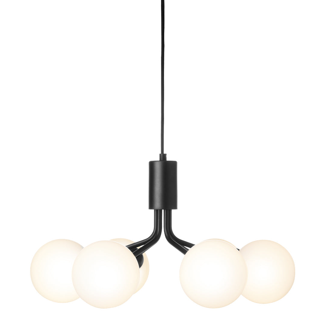 Apiales 6-Light Crystal Chandelier - Elegant Dining Room Lighting Fixture for Home Decor | Perfect for Living Room, Bedroom & Entryway