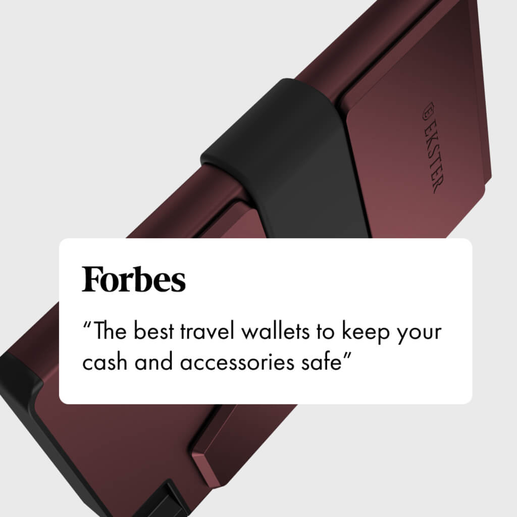 Ekster Pro RFID Blocking Aluminum Card Holder - Slim Minimalist Wallet for Men & Women - Perfect for Travel, Business & Everyday Carry