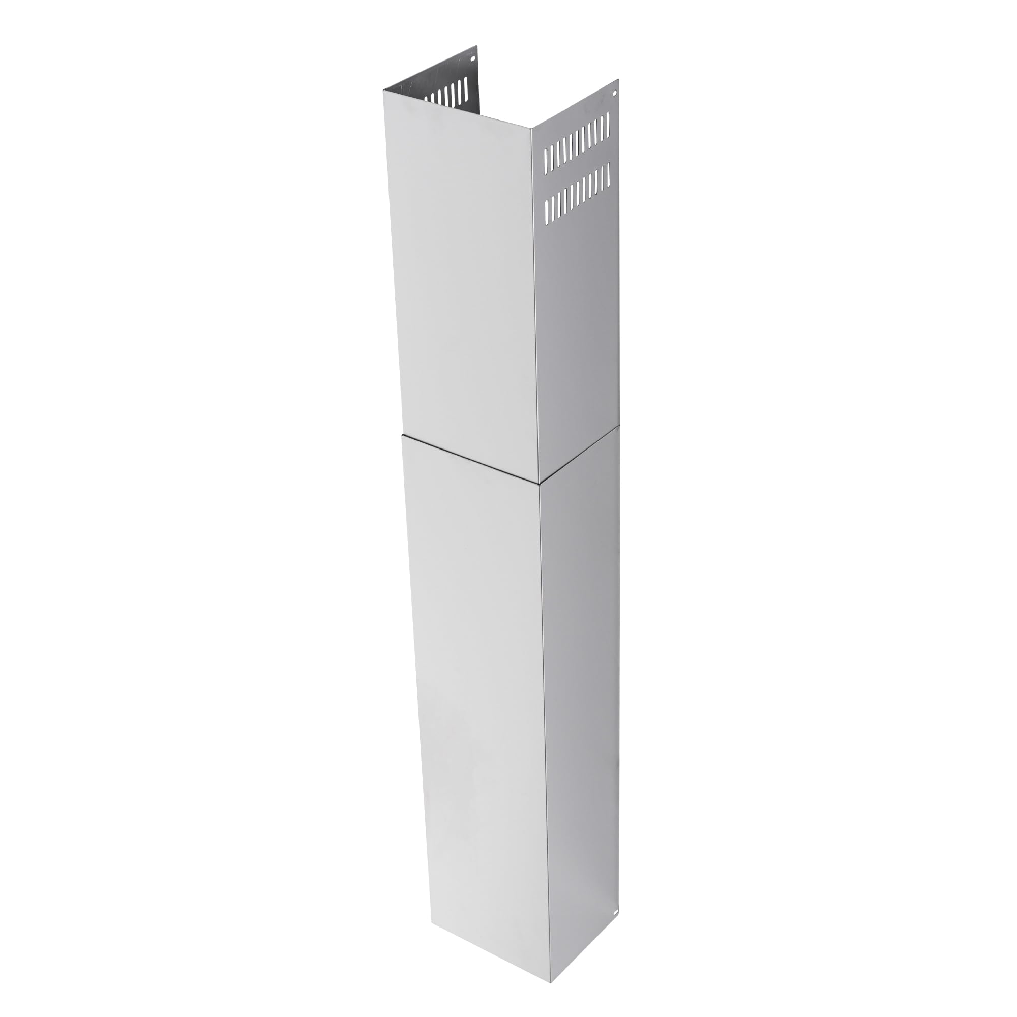 Stainless Steel Adjustable Range Hood Extension Chimney Duct Cover - Wall Mount & Ceiling Installation for Kitchen Ventilation