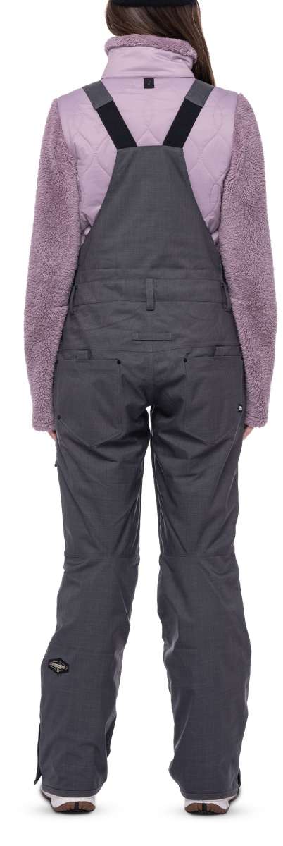 686 Women's Black Magic Insulated Snow Bib Pants - Waterproof Winter Ski Pants for Women (2023) - Perfect for Skiing, Snowboarding & Cold Weather Outdoor Activities