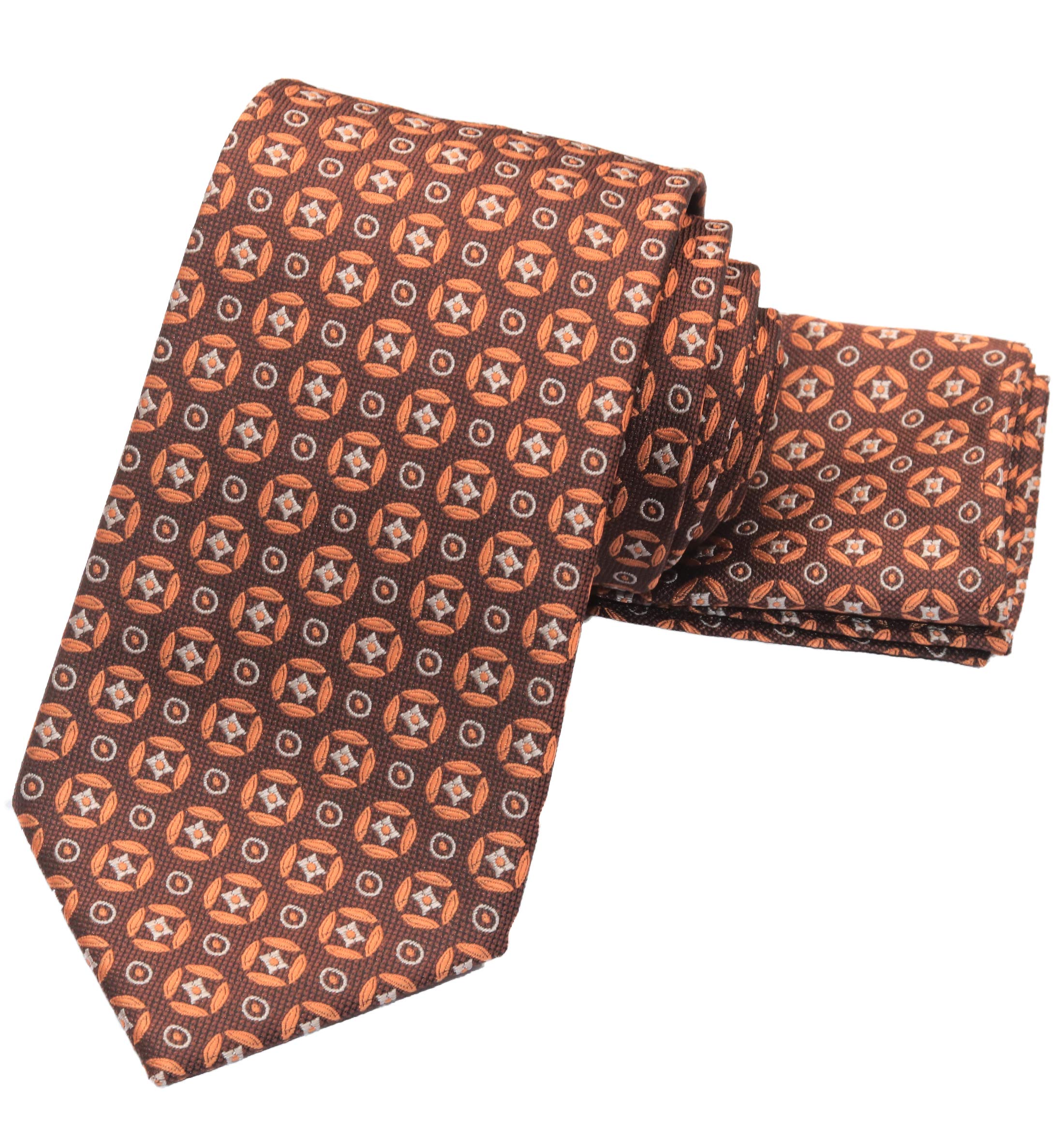 Elegant Men's Silk Necktie & Pocket Square Set - Perfect for Weddings, Parties, Prom, Anniversaries & Gifts | Formal & Special Occasion Accessories