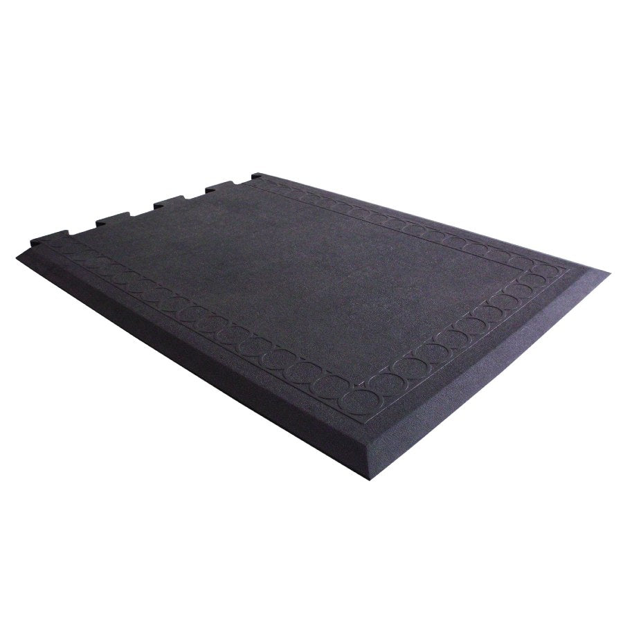 Axia CRT2736EB Interlocking Rubber Anti-Fatigue Floor Mat for Kitchen, Garage, and Workshop - Heavy Duty, Non-Slip, Comfortable Standing Mat for Workstations and Home Use