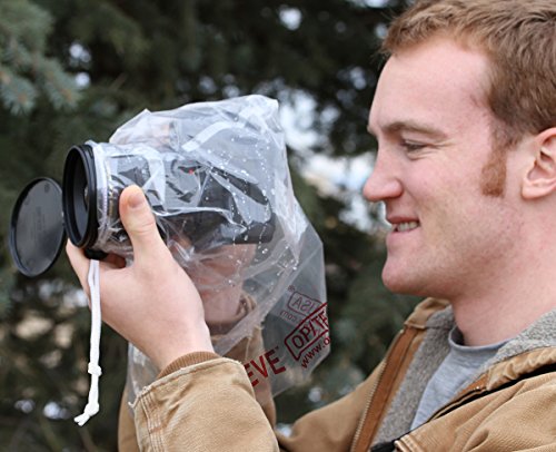 OP/TECH USA RainSleeve Flash Cover (9001142) - Waterproof Camera Protection for DSLR & Mirrorless Cameras - Perfect for Outdoor Photography in Rain & Snow