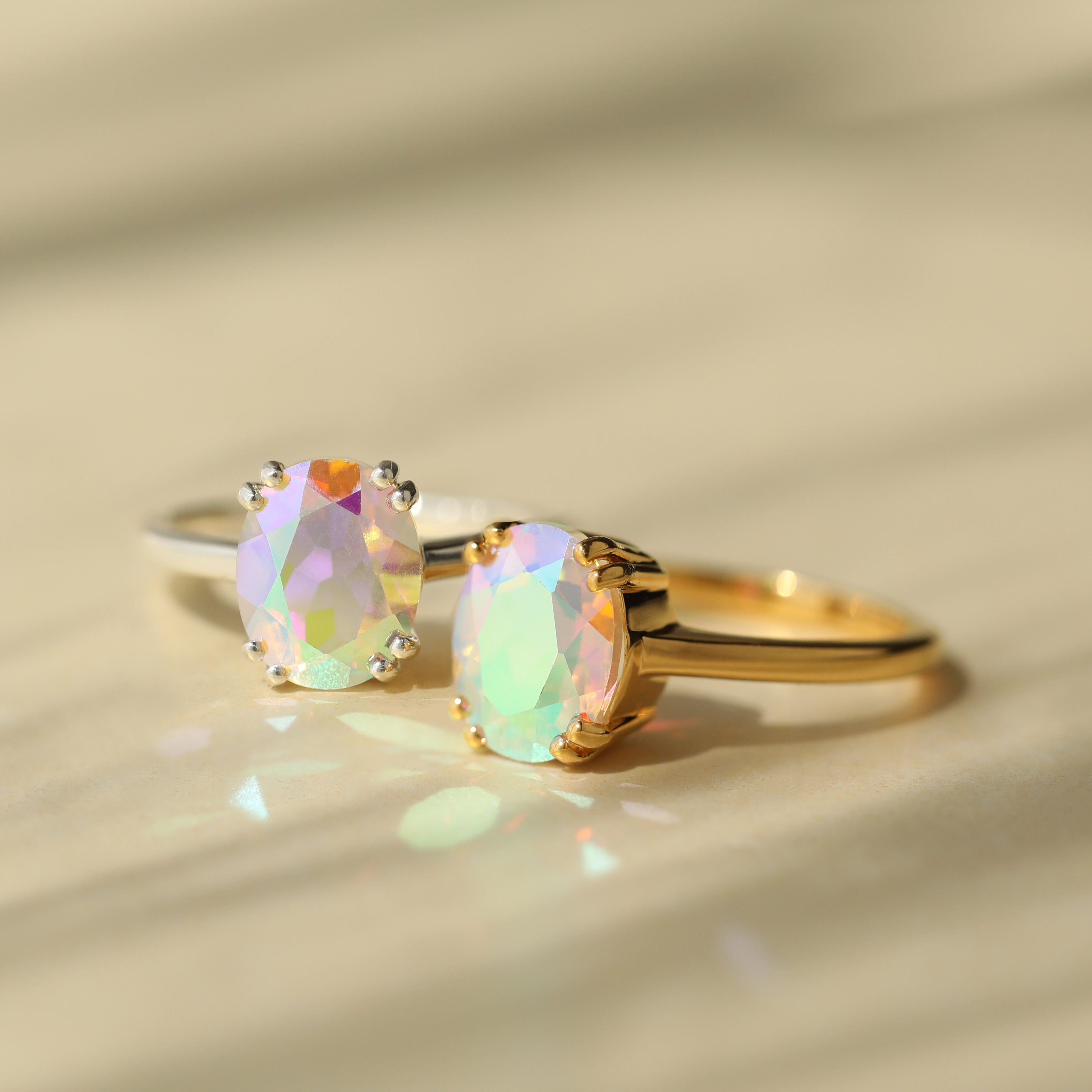 Stunning Mystic Topaz Ring for Women – Elegant & Unique Gemstone Jewelry – Perfect for Weddings, Anniversaries & Special Occasions