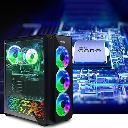 AQVIN ZForce Gaming Desktop Tower PC with 24