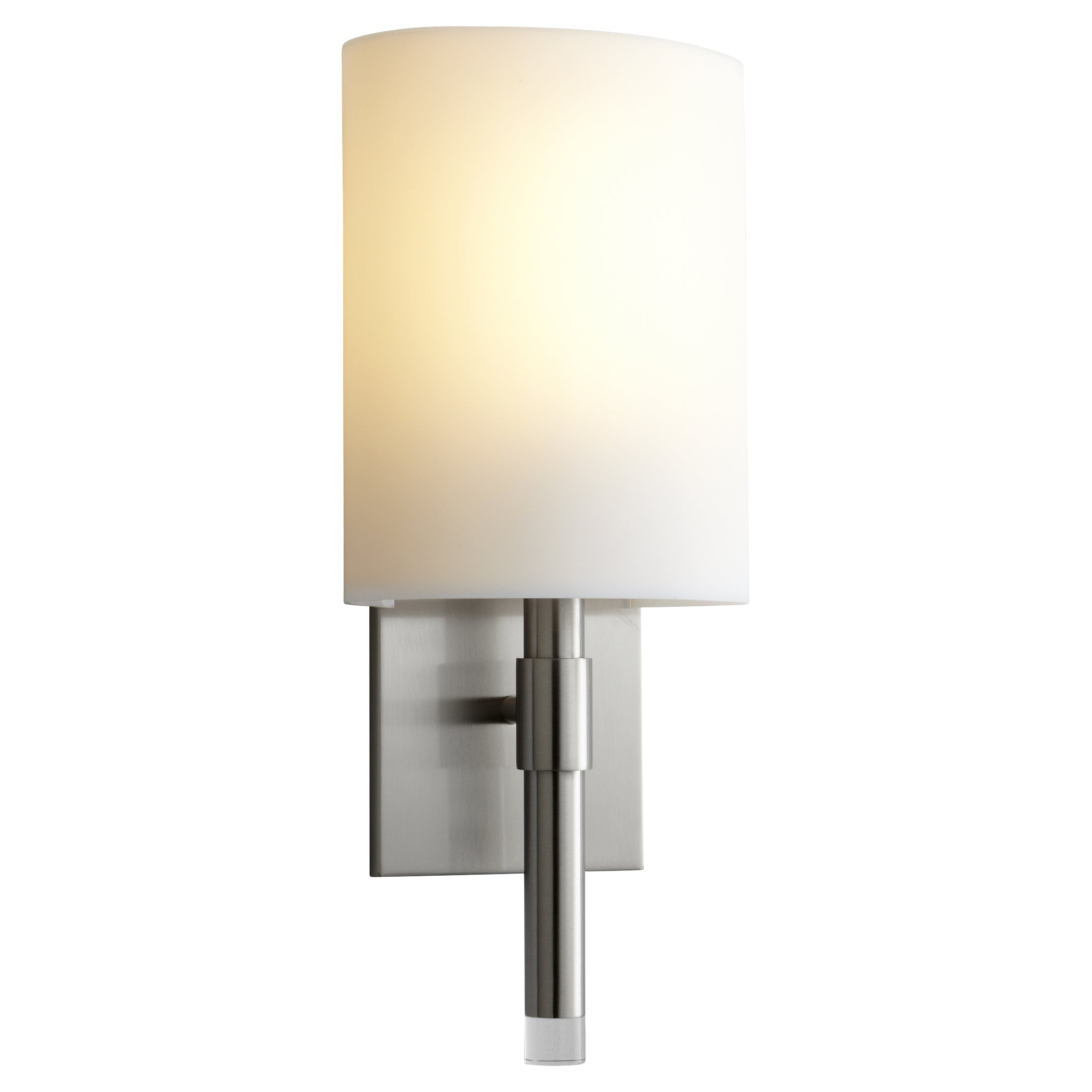 Oxygen Beacon 3 587 224 Traditional Classic Wall Sconce Light in Satin Brass - Elegant Lighting for Living Room, Bedroom, and Hallway Decor
