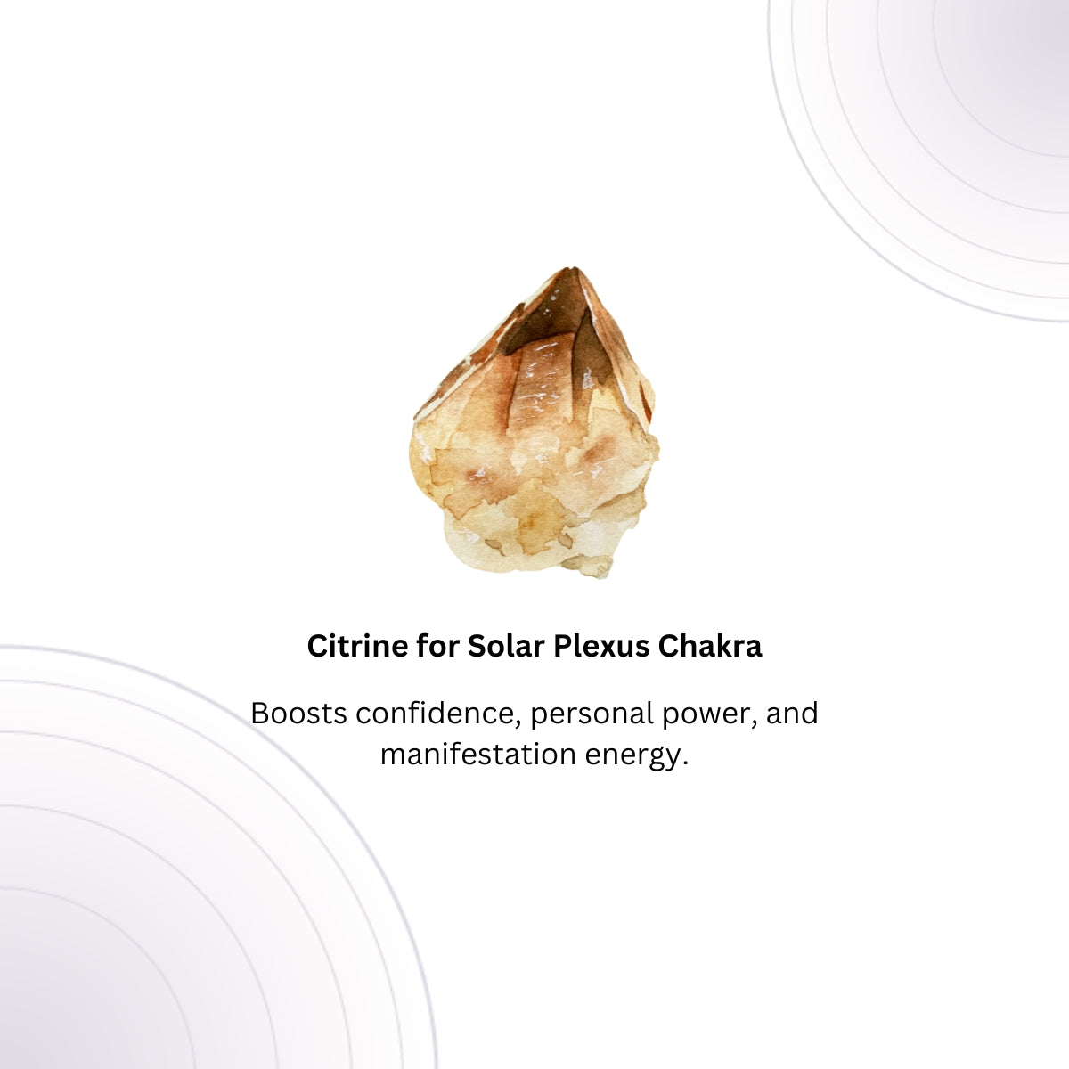 Natural Citrine Gemstone Ring for Joy, Success & Positive Energy - Perfect for Meditation, Yoga & Spiritual Healing