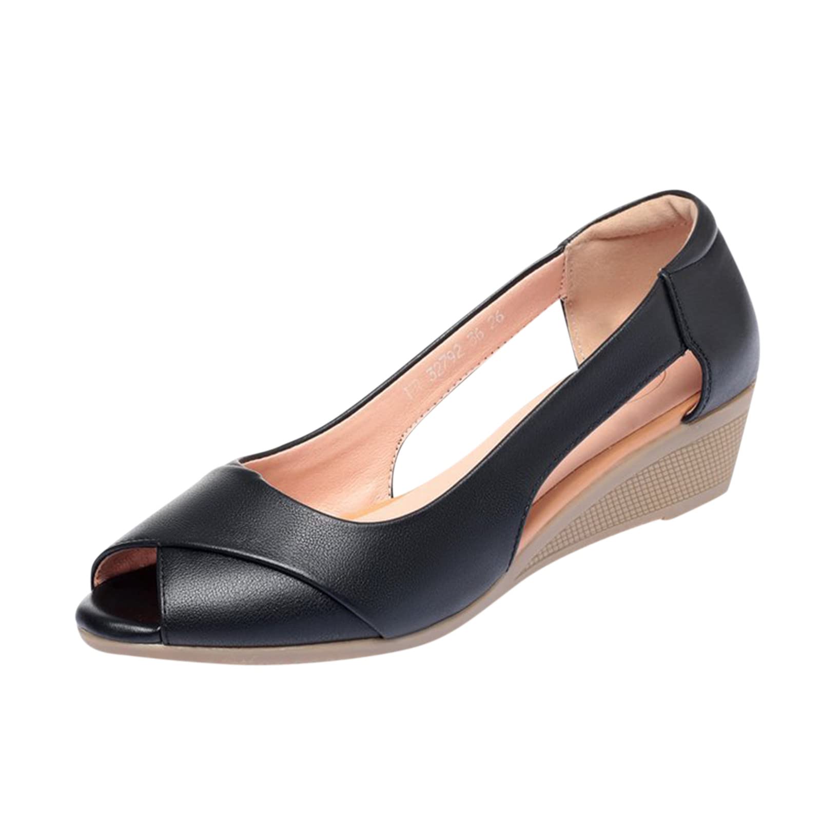 Cakiesky Women's Wedge Heel Pumps - Comfortable Latin Dance Shoes, Bridal Shoes, Work & Casual Shoes for Women | Perfect for Weddings, Parties, Office & Everyday Wear