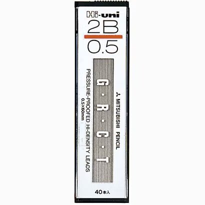 Hi-Uni Pencil Lead Refills - Premium Graphite for Smooth Writing & Sketching - Compatible with Mitsubishi Pencils - Perfect for Artists, Students & Office Use