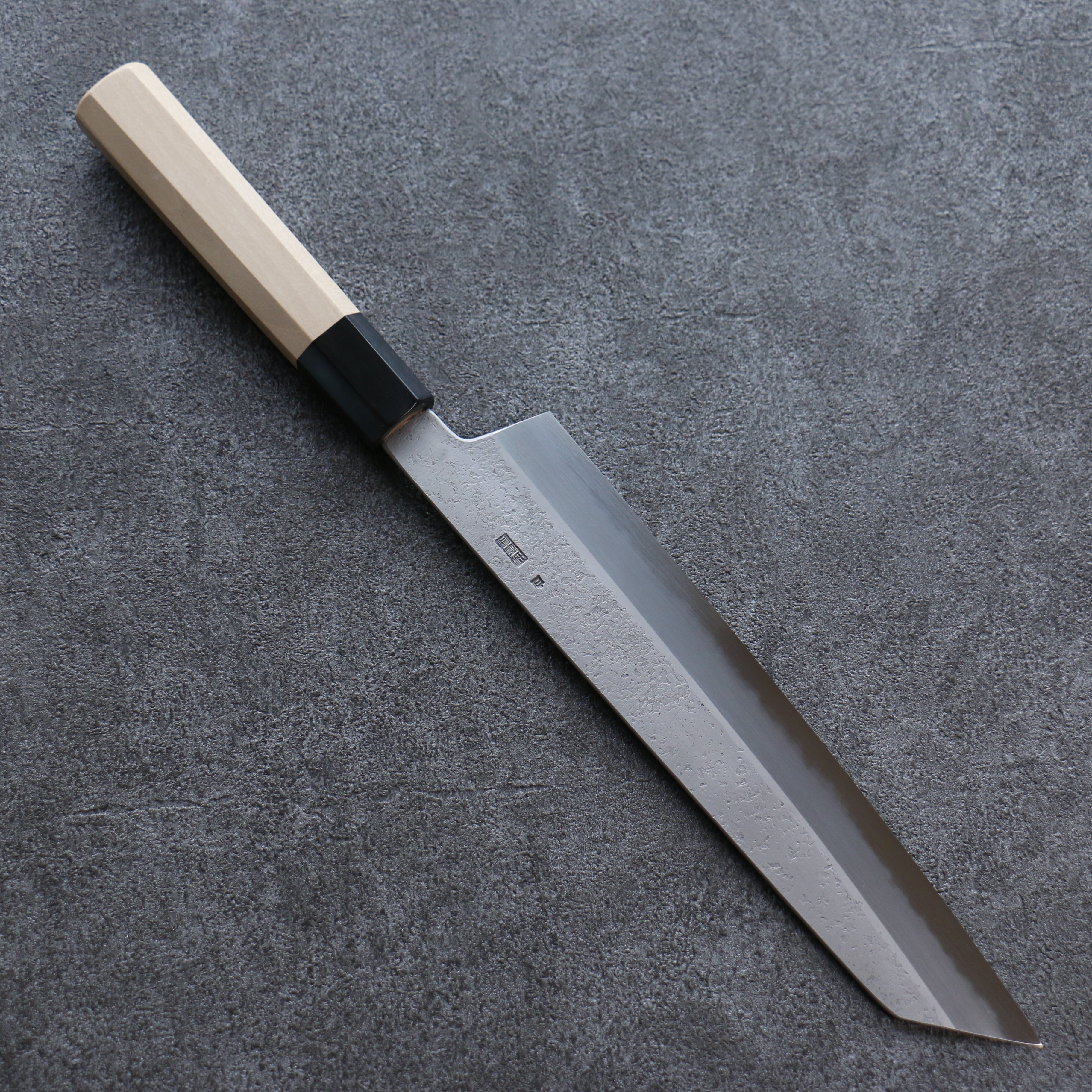 Premium Kikuzuki White Steel No.2 Nashiji Kiritsuke Gyuto 240mm Japanese Chef Knife with Magnolia Handle - Perfect for Sushi, Sashimi & Precision Cutting