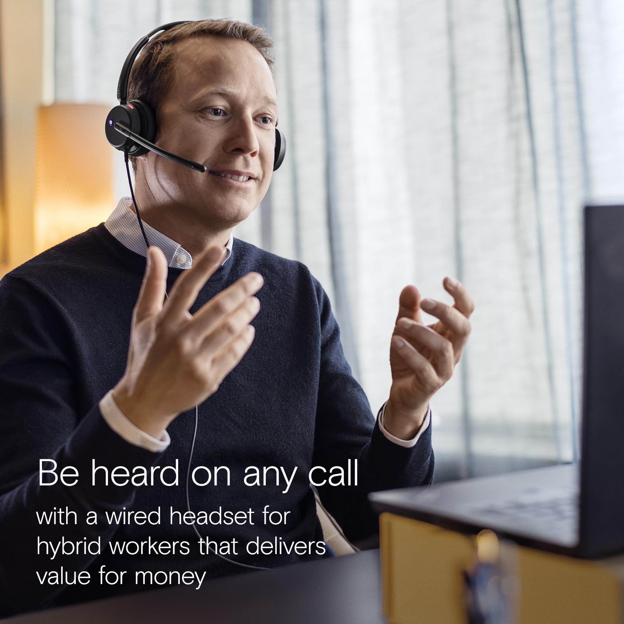 EPOS Impact 460T Binaural On-Ear USB C & USB A Wired Headset with Dual Noise-Canceling Microphones - Microsoft Teams Certified, Plug-and-Play - Perfect for Office, Remote Work, Zoom Meetings & Business Calls - Ideal for Professionals & Home Office Use
