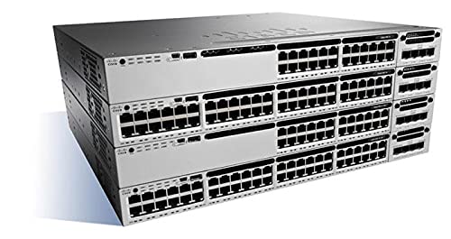 Cisco Catalyst WS-C3850-12X48U-E 48-Port Gigabit Ethernet Switch with 12 mGig & 36 Gig UPoE, IP Services - Certified Refurbished for Enterprise Networks, Data Centers & Office IT Infrastructure