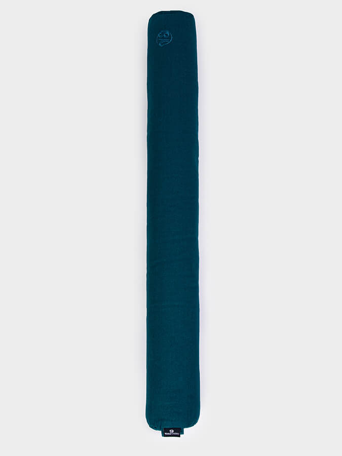 Organic Cotton Yoga Bolster for Spine Alignment - Slim Design for Comfort & Support - Perfect for Yoga Studios, Home Practice, and Meditation