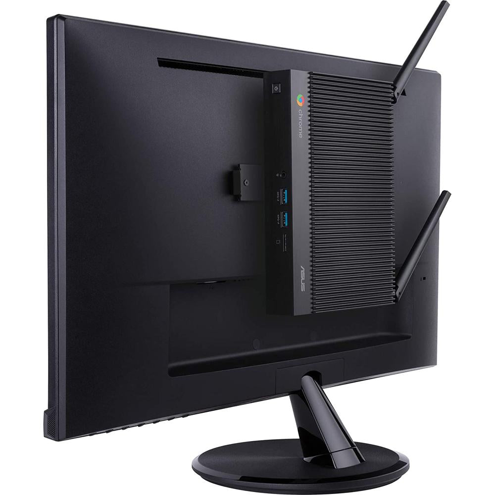 ASUS Fanless Chromebox Mini Desktop Computer with Intel Celeron 5205U Processor, 4GB RAM, 32GB Storage - Compact Chrome OS PC for Home Office, Digital Signage & Education Use