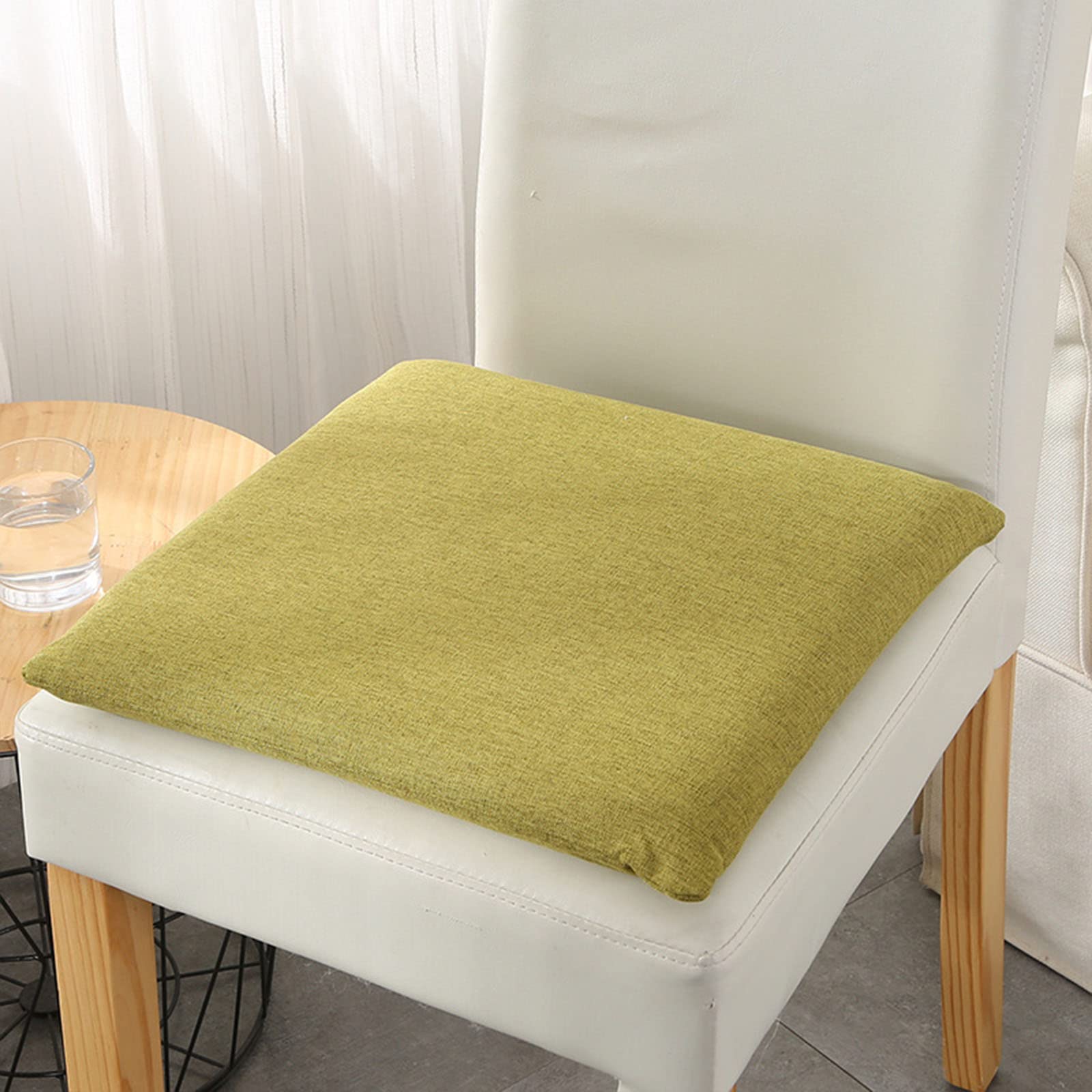 **Memory Foam Seat Cushion for Office Chair & Car - Sciatica & Tailbone Pain Relief, Back & Butt Support - Ergonomic Wheelchair Cushion for Seniors (Green) - Perfect for Work, Driving & Home Comfort**