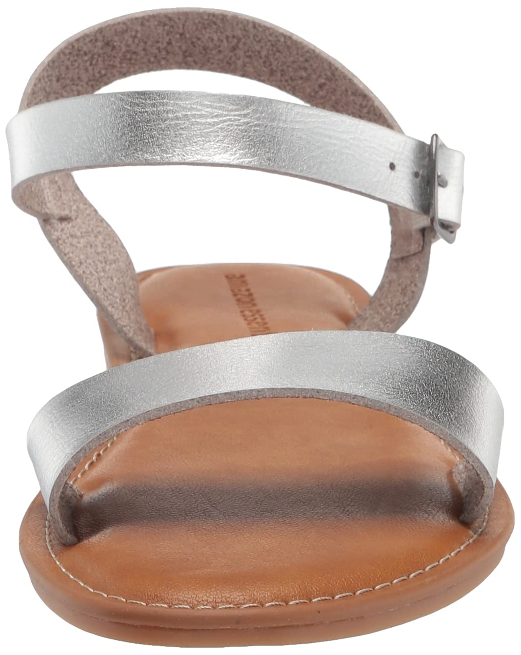 Amazon Essentials Women's Two Strap Buckle Sandals - Comfortable Casual Slip-On Shoes for Summer, Beach & Outdoor Wear